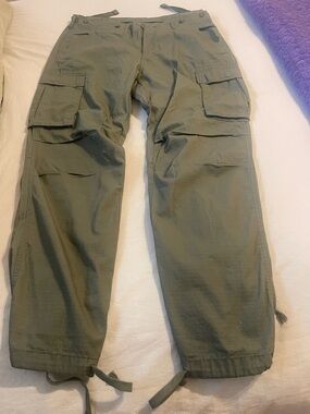 Olive Green Cargo Pants